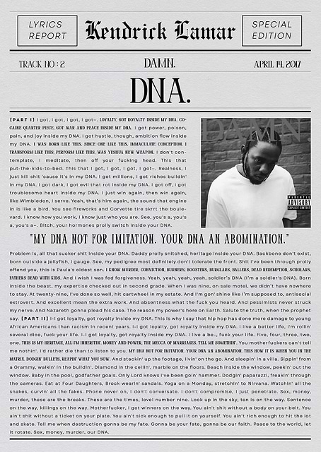 Kendrick Lamar / platina