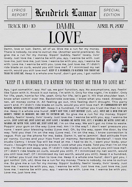 Kendrick Lamar / platina