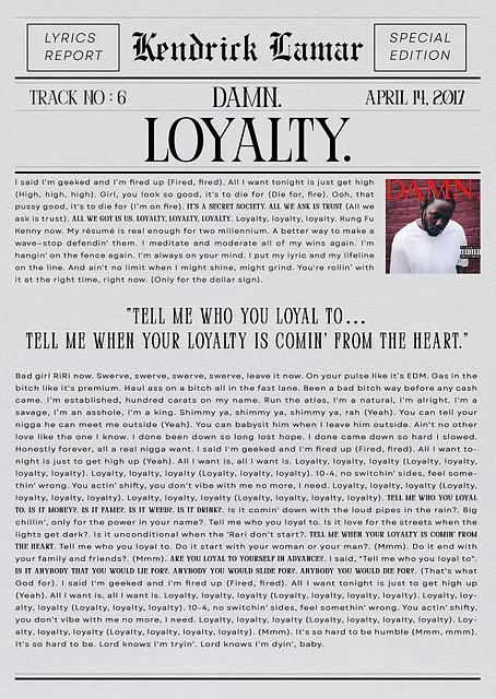 Kendrick Lamar / platina