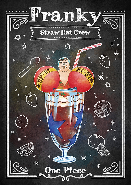 Franky Cocktail Dessert Chalkboard / PLATINA
