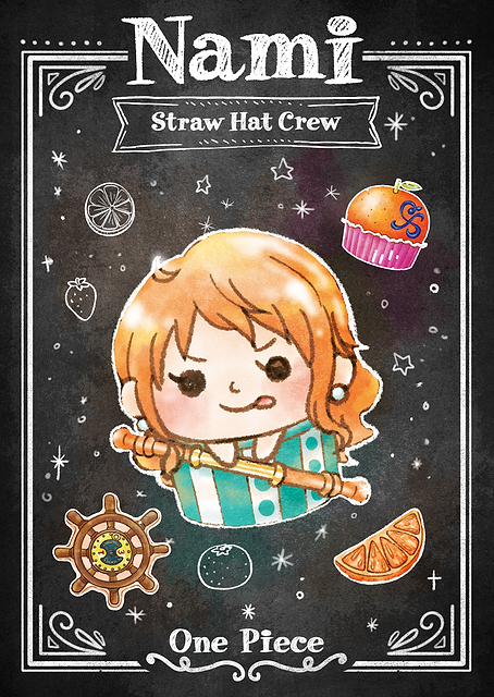 Nami Tangerine Sweet Chalkboard / PLATINA