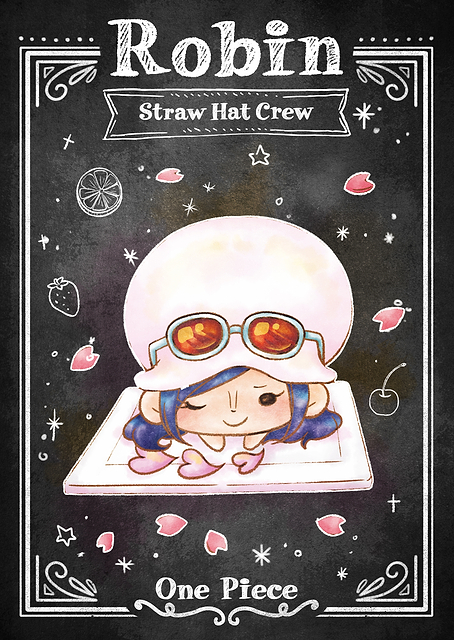 Nico Robin Sweet Chalkboard / PLATINA