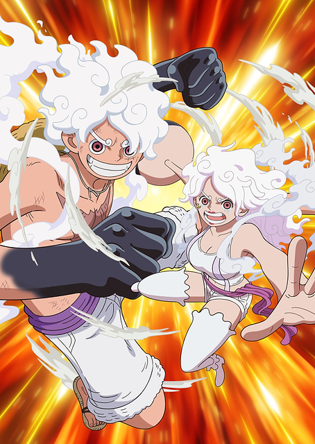 Egghead Luffy & Bonney Gear 5 / PLATINA