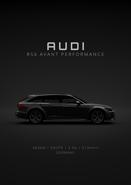 Audi RS6 Avant Performance / PLATINA
