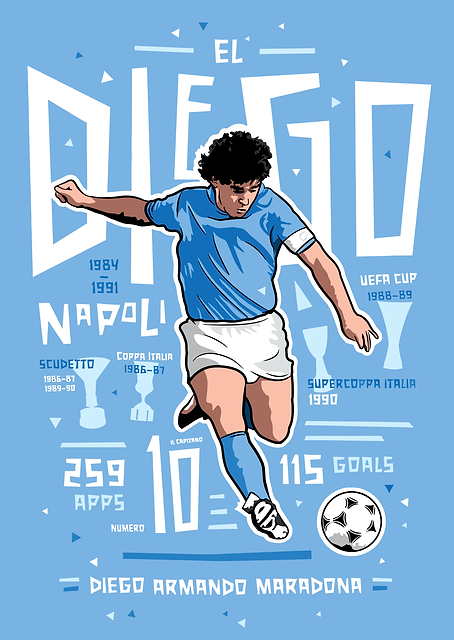 Diego Maradona Illustration / PLATINA