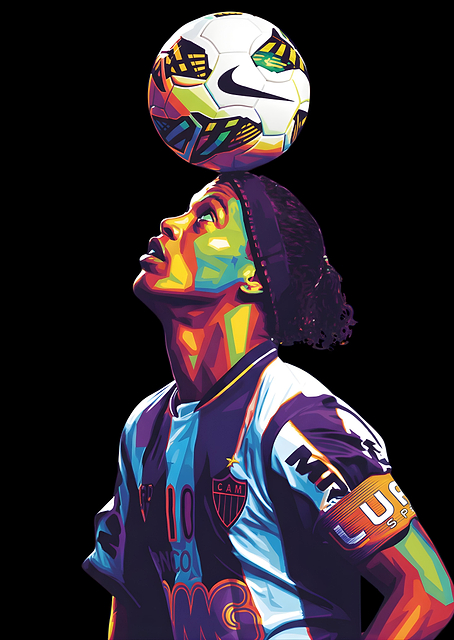 Ronaldinho Soccer Art / PLATINA
