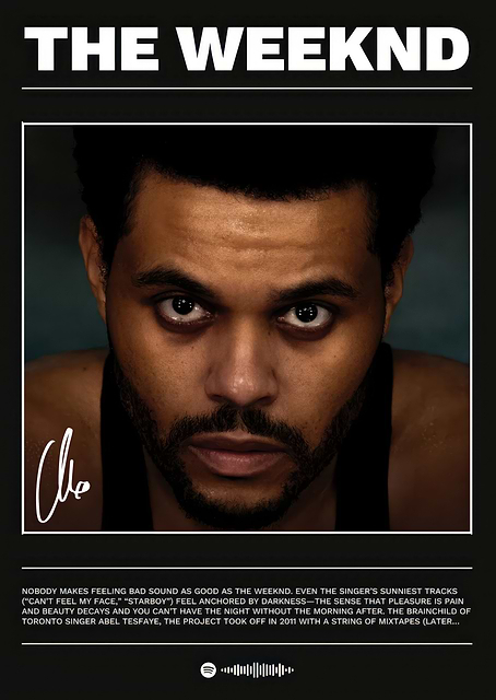 The Weeknd Portrait / platina