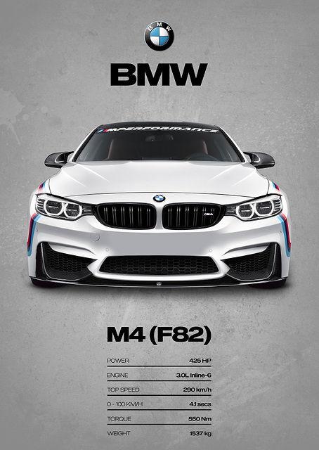 BMW M4 (F82) Car Specs / PLATINA