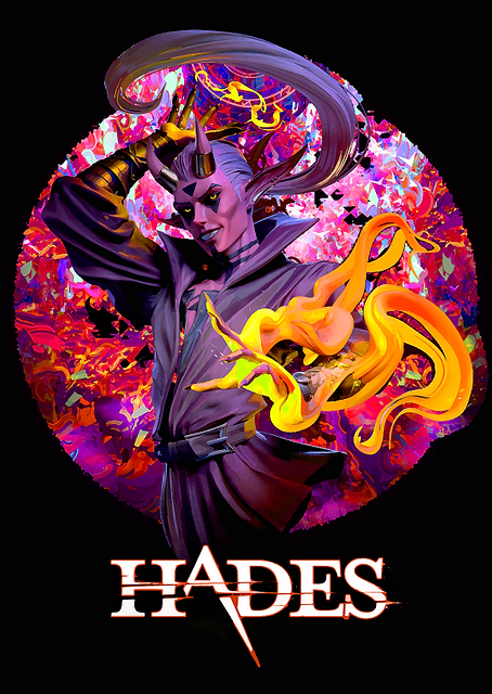 Hades Game Character Portrait / platina