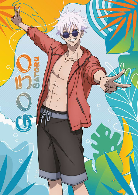 Satoru Gojo Summer Time / platina