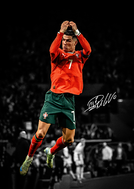 Cristiano Ronaldo Celebration / PLATINA