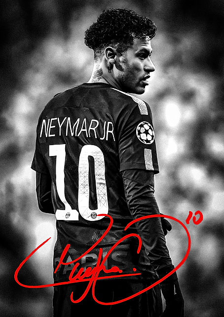 Neymar Jr. Portrait / PLATINA