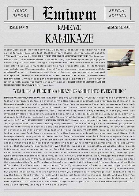 Eminem Kamikaze / platina