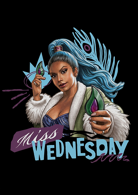 Miss Wednesday's Regal Presence / PLATINA