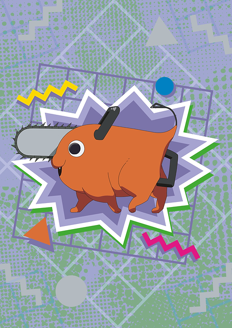 Chainsaw Man: Retro Flash Pochita / platina