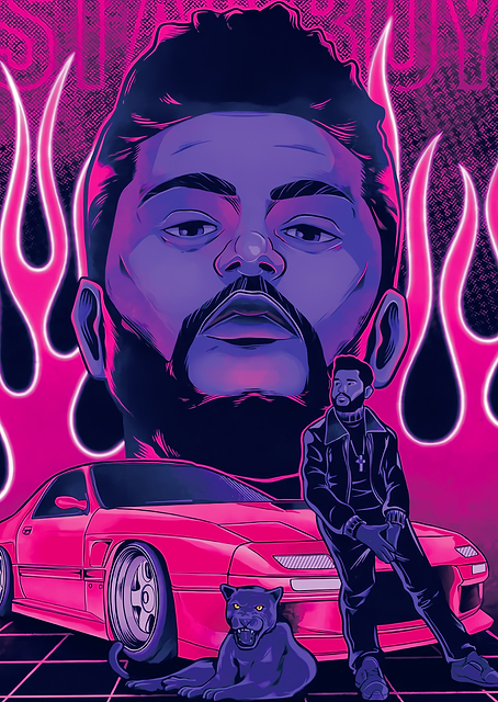 The Weeknd Starboy Art / platina