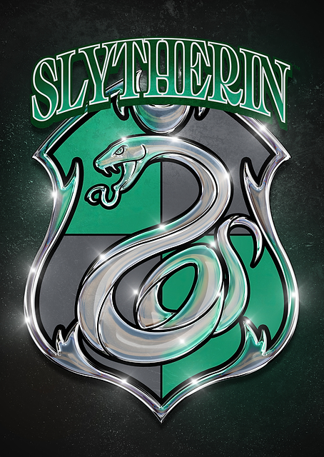 Slytherin House Emblem / PLATINA