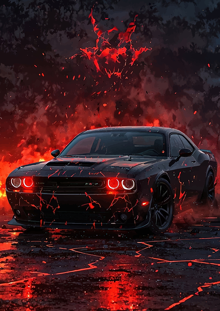 Demonic Dodge Challenger / PLATINA