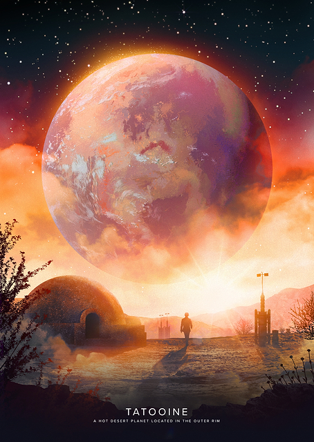 Star Wars Planets: Tatooine / PLATINA