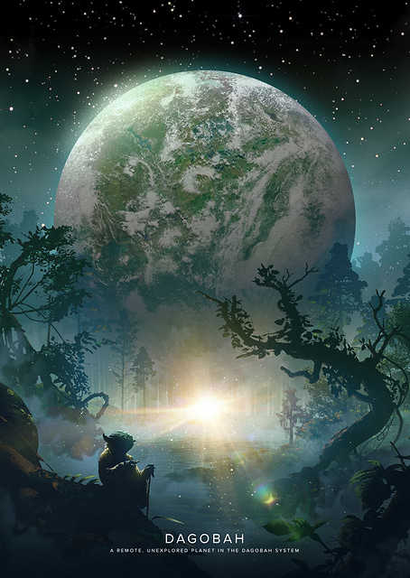 Star Wars Planets: Dagobah / platina