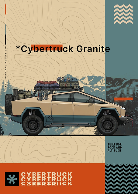 Cybertruck Granite / PLATINA