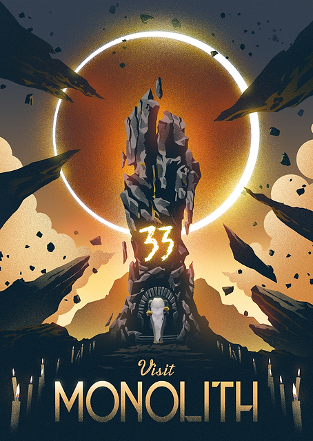 The Sunlit Monolith / PLATINA