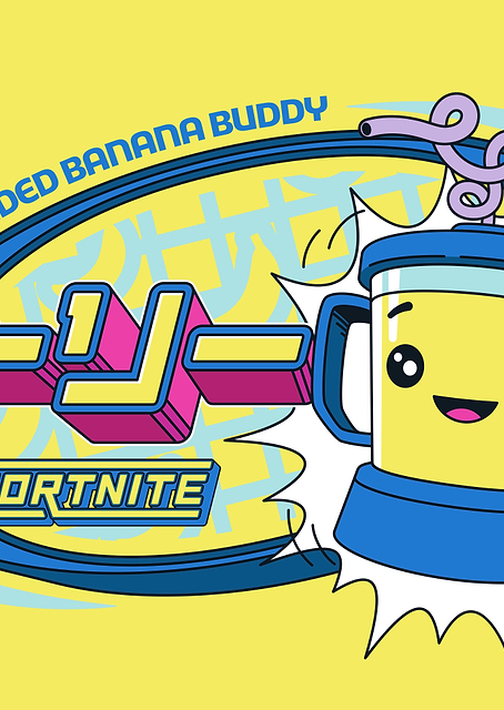 Blended Banana Buddy Fortnite Pop / PLATINA