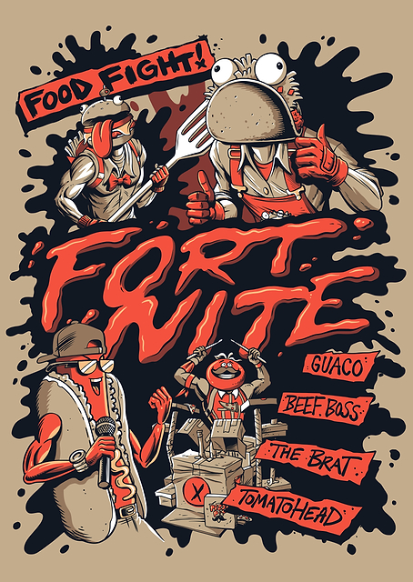 Fort Frite Food Fight Frenzy / PLATINA