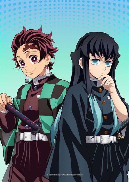 Demon Slayer: Tanjiro & Muichiro Pop / platina