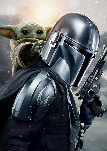 The Mandalorian and Grogu cinematic poster (no logo) / PLATINA