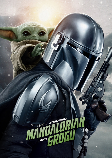 The Mandalorian and Grogu cinematic poster / PLATINA
