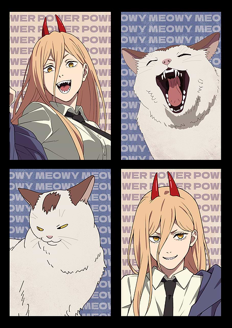 Chainsaw Man: Power & Meowy Duo / PLATINA