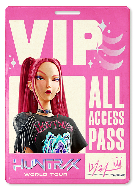 KPop Demon Hunters: Mira VIP Pass / PLATINA