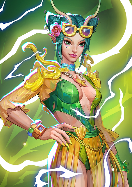 Marvel Rivals: Mantis - Oceanic Harmony Skin / PLATINA