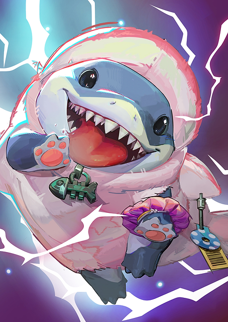 Marvel Rivals: Jeff The Shark - Incognito Dolphin Skin / PLATINA