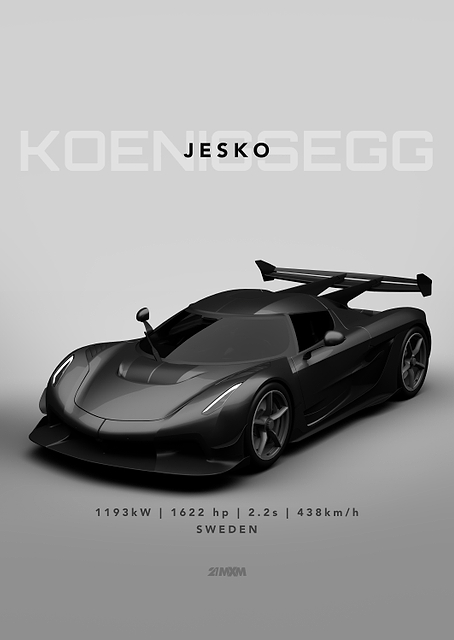 Koenigsegg Jesko Supercar / PLATINA
