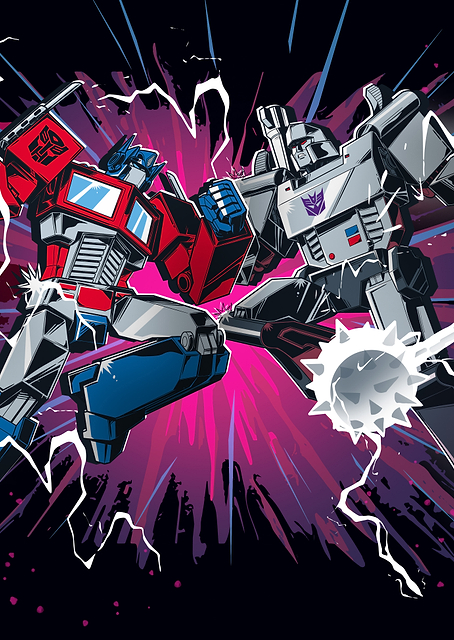 Cybertron’s Final Stand: Optimus Prime vs Megatron / PLATINA