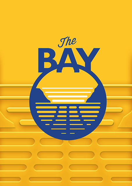 Golden State Warriors The Bay Sunset / PLATINA