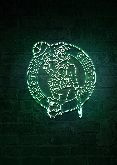 Boston Celtics Lucky Neon / PLATINA