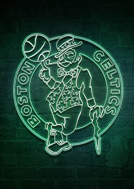 Boston Celtics Lucky Neon / PLATINA