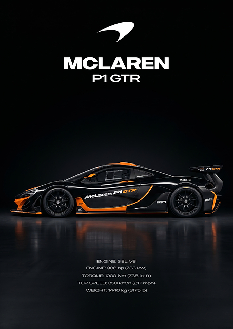 McLaren P1 GTR / PLATINA