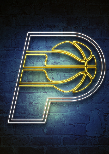 Indiana Pacers Boom Baby Neon / PLATINA