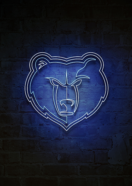 Memphis Grizzlies Grind City Neon / PLATINA