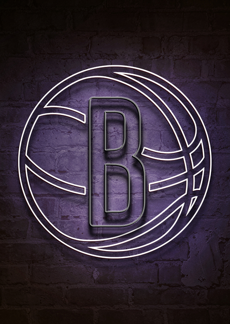 Brooklyn Nets Borough Neon / PLATINA