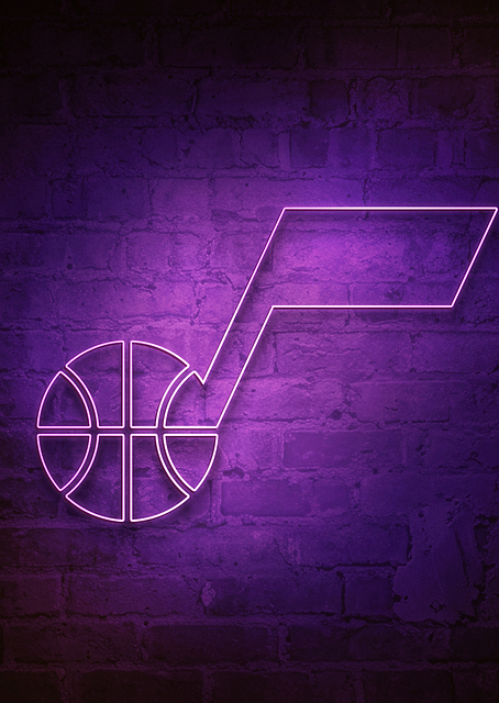 Utah Jazz Salt Lake Neon / PLATINA