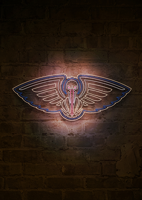 New Orleans Pelicans Crescent City Neon / PLATINA