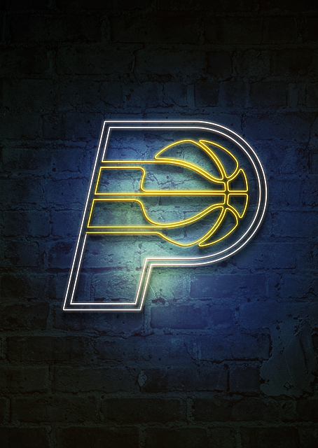 Indiana Pacers Boom Baby Neon / PLATINA