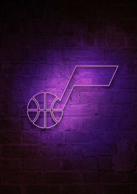 Utah Jazz Salt Lake Neon / PLATINA
