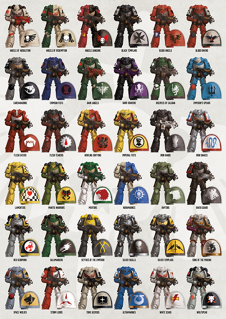Adeptus Astartes Chapters / PLATINA