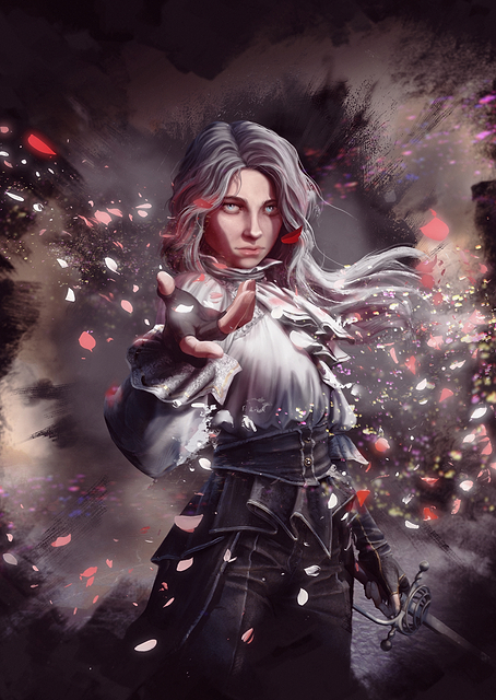 ''Get out of this canvas'' - Maelle's gommage / PLATINA